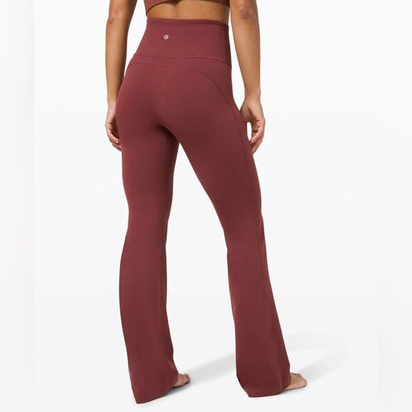 Rare Lululemon Athletica Groove Pant Flare Super High-Rise *Nulu Savanna - Picture 2 of 5